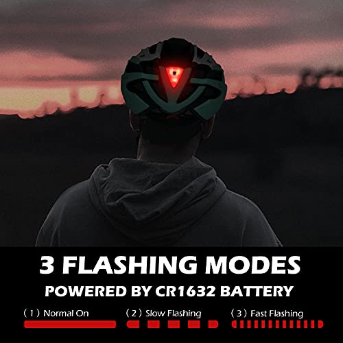 VICTGAOL Casco Bicicleta Helmet Bici Ciclismo para Adulto con Luz Trasera LED Visera Extraíble Hombres Mujeres Adultos de Bicicleta para Montar (Cian)