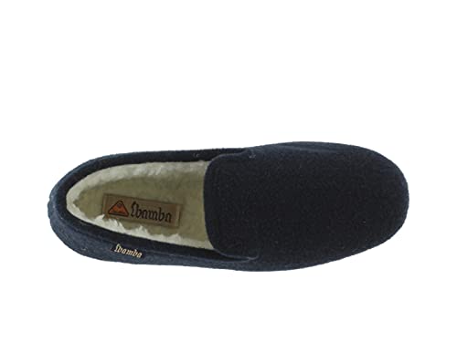 victoria Alpargata WAMBA Confortable Zapatilla DE CASA Textil Fieltro H/TORCIDA 202071-MEN para Hombre Marino 44