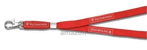 Victorinox V41879 Cinta para el Cuello, Acero Inoxidable, Rojo, M