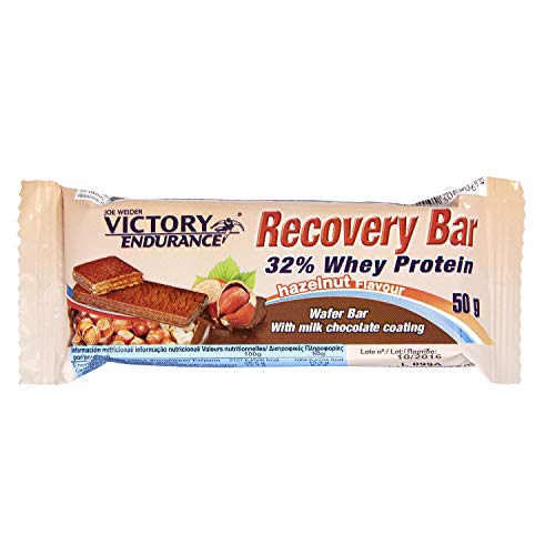 Victory Endurance Recovery Bar Sabor Avellana. Barrita recuperadora con 32% de proteína (12x50 g)
