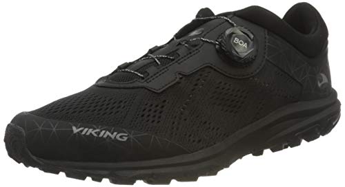 viking Apex Side Boa M, Zapatillas de Trail Running Hombre, Negro 2, 43 EU