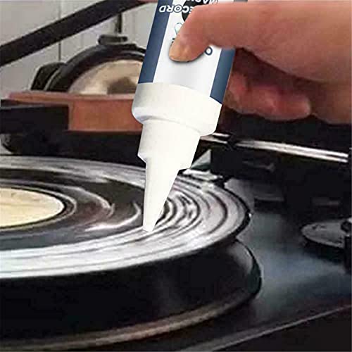 Vinyl Crackles Remover, Vinyl Record Cleaning, Album Cleaner Kit de Limpieza de Discos de Vinilo, Limpiador de Audio, Elimina Eficazmente la Suciedad, El Polvo y las Huellas Dactilares