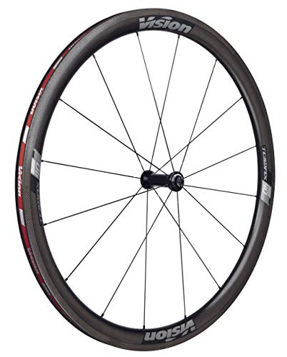 Vision 710-0058151030 TriMax Carbon 40 Juego de Ruedas de Carretera, Unisex Adulto, Negro, Talla única