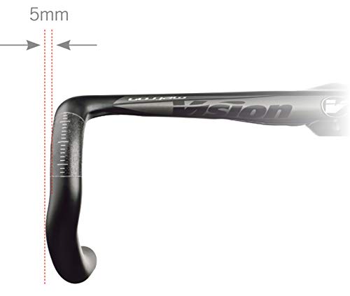 Vision Metron 5d - Manillar Integrado, Unisex Adulto, 670-0070001030, Gris Oscuro, 100mm, 40cm