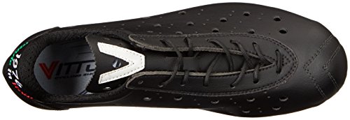 Vittoria 1976 Classic Nylon Zapatillas de Ciclismo para, Negro (Negro), 36 M EU / 4.5 D(M) US