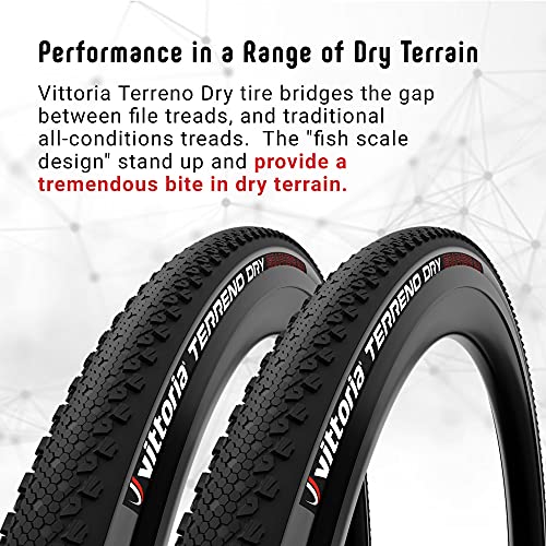 Vittoria Cub. Terreno Dry TNT 40-622 Ant/NEG G2.0 Cubiertas Ciclismo, Adultos Unisex, Negro (Antra Negro), Talla Única