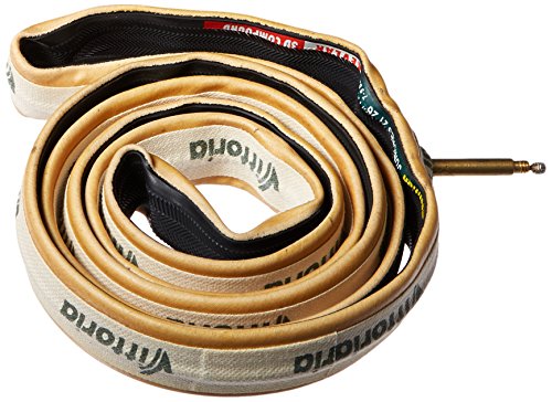 Vittoria Juniores - Cubierta para Bicicletas, Color Negro/Beige, Talla 24" - 21mm