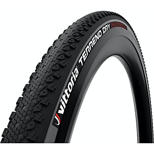 Vittoria Neumático Unisex Terreno Dry para Bicicleta, Color Negro, 700 x 35c