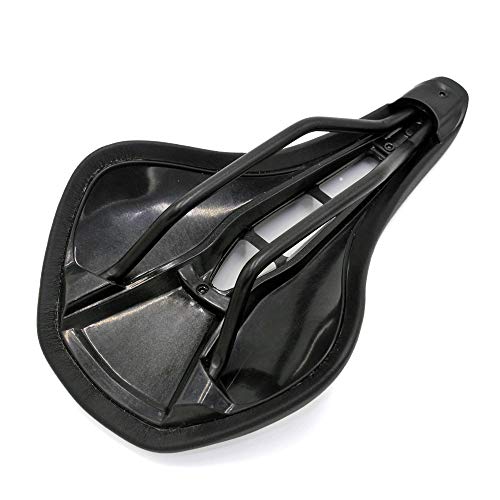 VOANZO Sillín de Bicicleta 243x155mm EVO Asiento ensanchado de Bicicleta Confort Sillín para Bicicleta de montaña de Carretera Accesorios de Ciclismo universales