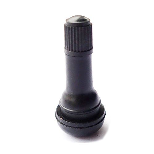 VORCOOL 20 válvulas para neumáticos de coche Tubeless de repuesto de goma TR-413, color negro