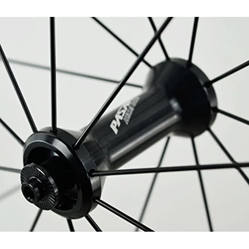 VPPV Fibra Carbon Ruedas de Bicicleta Carretera 700C Llanta Cubierta Freno en V 40/50/55mm Ruedas de Bicicleta Carreras 25mm Ancho para 7-12 Velocidades Sólo 1830g Mate (Size : 50MM)