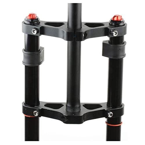 VPPV Horquilla de Suspensión para Bicicleta 26" 4.0 Neumático para Motos Nieve/ATV Bicicleta Montaña QR 135mm Hombro Doble Rappel Cuesta Abajo Amortiguador MTB/Am (Size : 26 Inch)