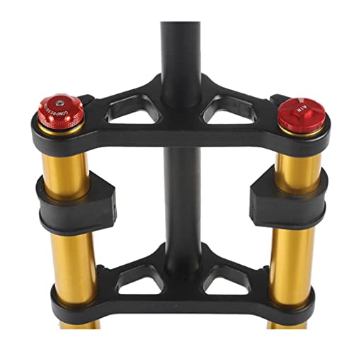 VPPV Horquillas de Suspensión MTB 26 Pulgadas, Descenso Doble Horquilla para Moto Nieve/ATV 135mm Bicicleta Montaña Amortiguador Horquilla DH/Am para Neumáticos 4.0 (Size : 26 ER)