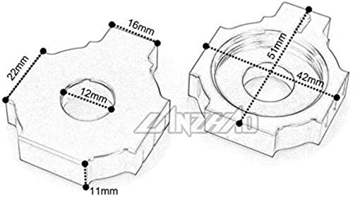 VRDN Fuerte material de motos Accesorios de bicicletas tensores de la cadena Bloqueadores CNC de aluminio Accesorio for K.T.M du.ke 390 2013 2014 2015 2016 125 200 du.ke todo el año 100% nuevo