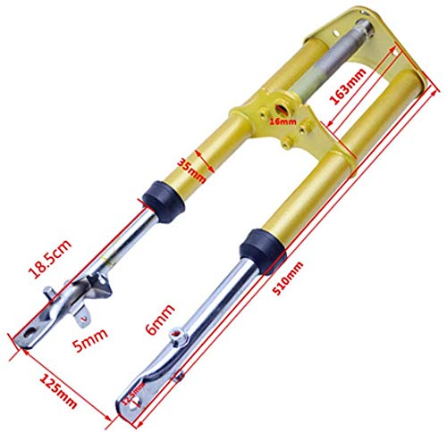 Wai Danie Gold Stock Horquillas Suspensión Compatible con Honda 50 XR50 CRF50 horquilla delantera SUSPENSION Compatible con Honda 50 XR piezas de pit bike