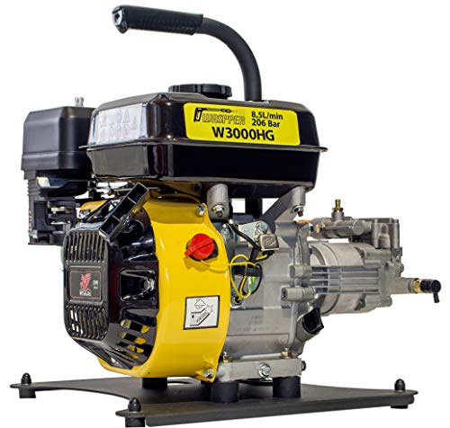 WASPPER ✦ Hidrolimpiadora de Motor de Gasolina 3000 PSI ✦ 196cc con Potencia de Alta presión Jet Hidrolimpiadora Profesional W3000HG portátil Limpiadora para Autos y Patios