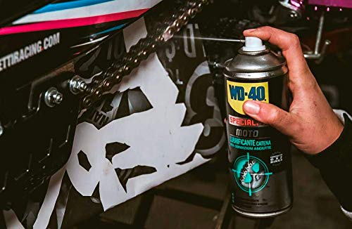 WD-40 34785 Specialist Motorbike - Lubricante de Cadenas Ambiente Seco- Spray 400ml