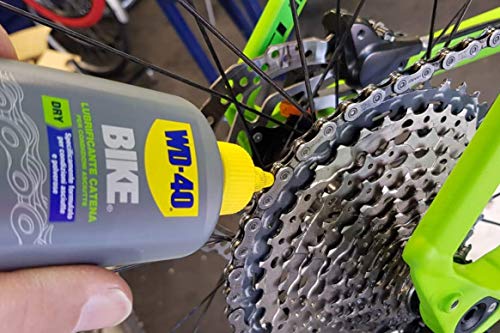 WD-40 BIKE- Lubricante de Cadenas de Bicicleta para Ambiente Seco - Gotero 100ml