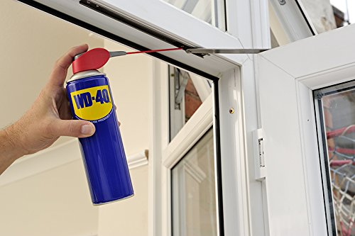 WD-40 Producto Multi-Uso Doble Acción - Spray 400ml - Aplicación amplia o precisa. Lubrica, Afloja, Protege del óxido, Dieléctrico, Limpia metales y plásticos y Desplaza la humedad