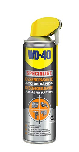 WD-40 Specialist Lote Limpieza & Lubricado - Specialist Desengrasante 500ml + Specialist Lubricante Seco en Spray 400ml - Pack 2 unidades