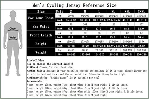 Weimostar Camiseta de Manga Corta para Hombre, Camiseta de Ciclismo, Camiseta de Ciclismo, Bici Transpirable, Ciclismo, Verde XXL