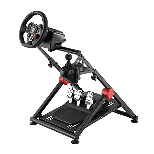 WHEEL STAND GT PRO - Soporte universal para el volante, los platos y las bielas y la caja de cambios compatible con todos los productos Logitech, Thrustmaster y Fanatec.