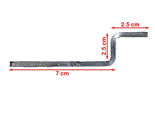 Wida - Soporte para puerta trasera de vehículo T5 T6 California, Bus, Camping Multivan, de acero inoxidable