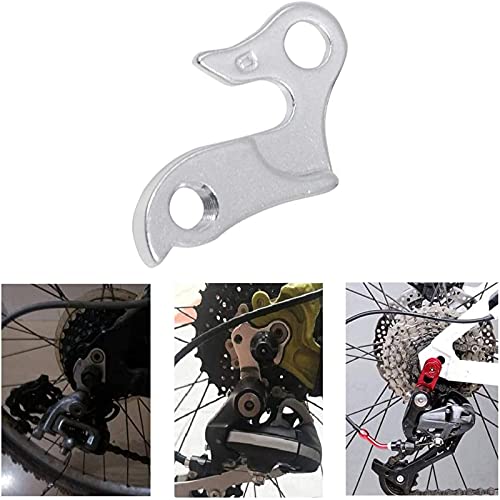 Widream 2 pcs Patilla de Cambio de Bicicleta, Patilla de Cambio Unisex, Patilla de Cambio De Aleación de Aluminio, con Tornillos, para Bicicletas de Montaña y Bicicletas