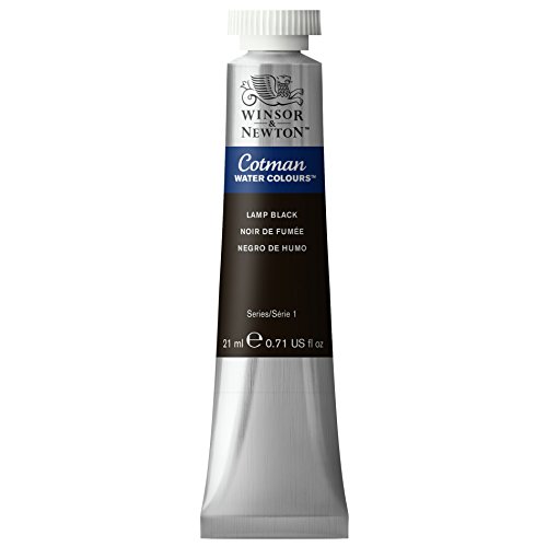 Winsor & Newton Cotman - Tubo Acuarela, 21 Ml, Negro De Humo