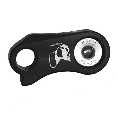 Wolf Tooth Goatlink 10V Reposicionador de la Patilla de Cambio de Bicicletas de Montaña, Negro, Talla Única