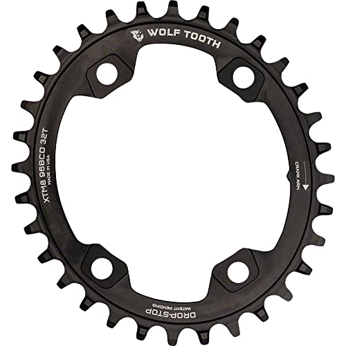 Wolf Tooth XTR M9000 96 BCD Plato, Negro, 30