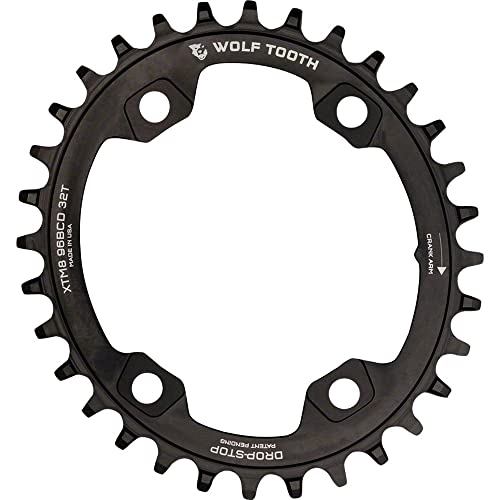 Wolf Tooth XTR M9000 96 BCD Plato, Negro, 32