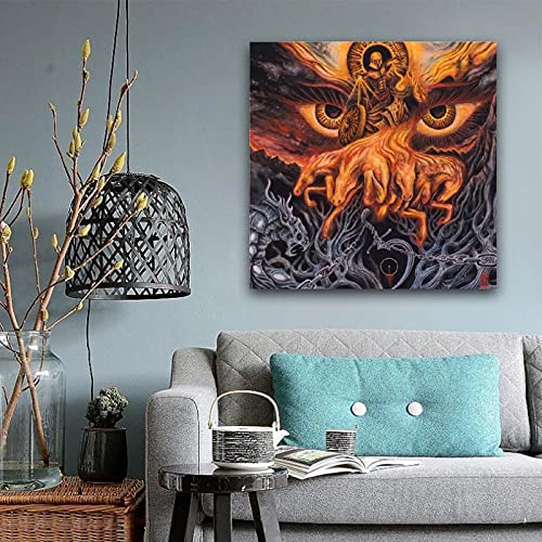 WPQL El álbum de música más popular en 2020 Biolume Part 2 – Póster del orbe dorado de Midnight Odyssey para pared arte para decoración del hogar, lienzo de 50 x 50 cm