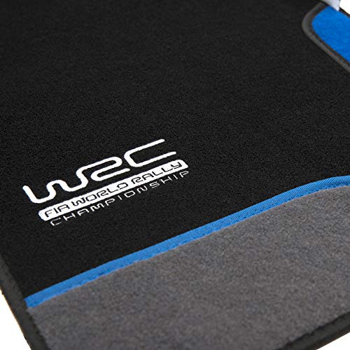 WRC 7436 alfombras Coche Universal, 4 Alfombrillas Blue Race, Norme