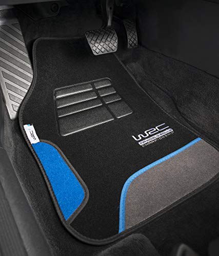 WRC 7436 alfombras Coche Universal, 4 Alfombrillas Blue Race, Norme