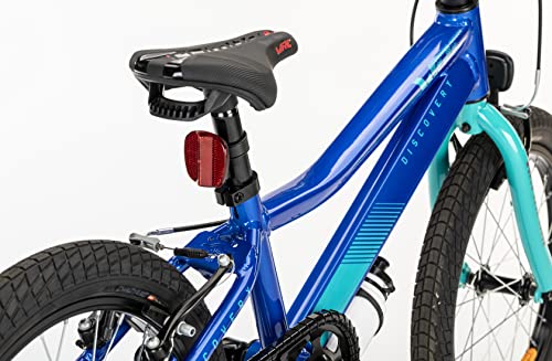 WRC Discovery 18" Alloy Azul Bicicleta, Niños, Grande