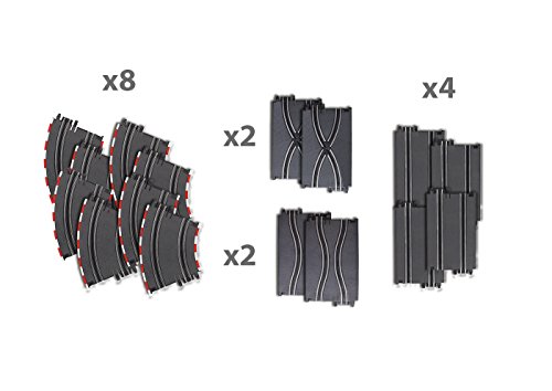 WRC- Pack de extensión Slot Crear nuevos circuitos Other License Accesorios, Multicolor (Fábrica de Juguetes 91204)