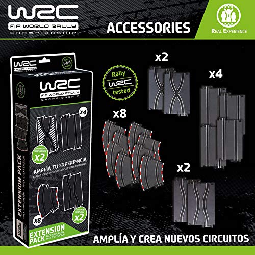 WRC- Pack de extensión Slot Crear nuevos circuitos Other License Accesorios, Multicolor (Fábrica de Juguetes 91204)