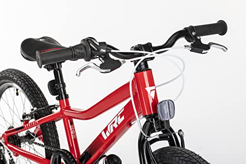 WRC Sputnik 20" Alloy Rojo Bicicleta, Niños, Grande