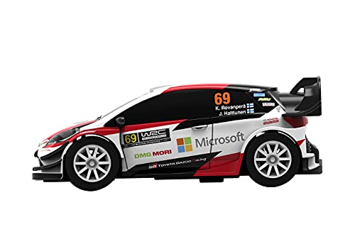 WRC - Toyota Yaris Kalle Rovanpera, Coche de Slot Escala 1:43, con Luces (91205)