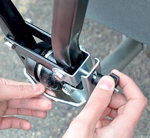 WVIVW Portabicicletas Bola Porton Trasero Universal 3 Bicis Acoplador Esférico Portabicis para Coche Bicicletas Plegable Porta-Bicis Auto Soporte de Bici baca para Bicicletas Bike Acero Carga 45kg