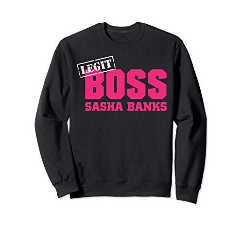 WWE Sasha Banks Logo legítimo jefe Sudadera