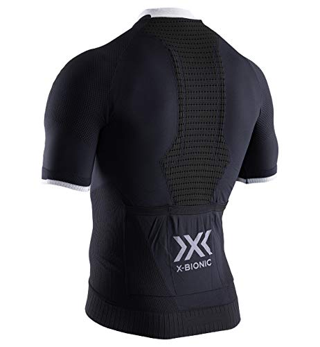 X-Bionic M/C Regulator Bike Race Zip Maillot, Hombre, Negro, S