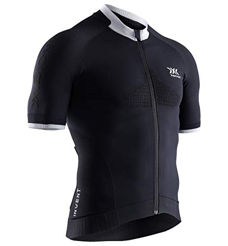 X-Bionic M/C Regulator Bike Race Zip Maillot, Hombre, Negro, S