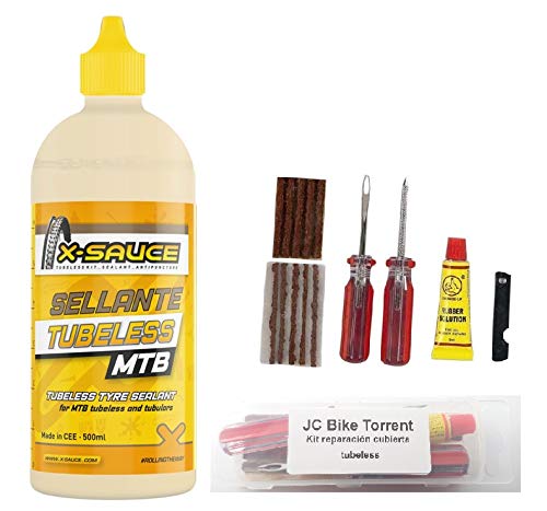 X- Sauce 500ml + Kit reparación tubeless MTB