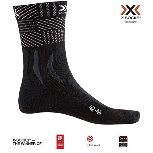 X-Socks Mountain Bike Control Socks, Unisex Adulto, Opal Black/Multi, 42-44