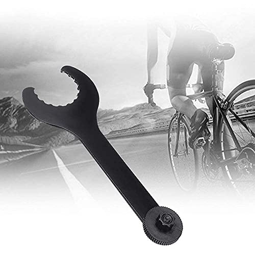 XAVSWRDE Llaves Pedalier 2 en 1 Herramienta para Eje Pedalier, Compatible con Shimano Hollowtech II, Utensilio para Montar/Desmontar Cazoletas/Pedalieres/Bielas XT, DEORE, SLX, XT y XTR, Negro