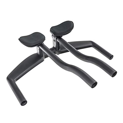 XINGYA Carbono contrarreloj Manillar TT Bar Rest Triathlon Manillares Piezas de Bicicleta de Carretera Accesorios (Size : Glossy 420mm)