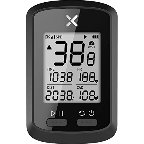 XOSS G + Computadora para Bicicleta GPS Inalámbrico Velocímetro Impermeable MTB Bicicletas Eléctricas de Carretera Bicicleta Bluetooth Ant + con Cadencia (G +) Computadoras de Ciclismo