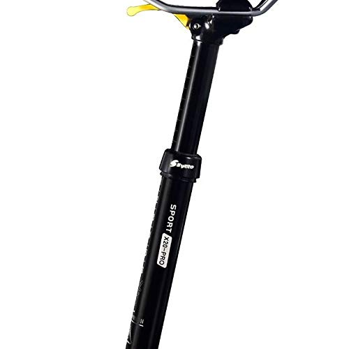 XUCZHAI MTB Lift Manual del Asiento de presión hidráulica Mensaje 30,9 31,6 telescópica Poste del Asiento Tija Bicicleta (Color : 30.9mmx375mm)